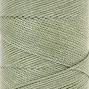 Bobina de hilo encerado Linhasita para micro macramé 1,5 mm - Verde militar (90) x116m