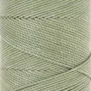 Bobina de hilo encerado Linhasita para micro macramé 1,5 mm - Verde militar (90) x116m