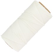 Bobina de hilo encerado Linhasita para micro macramé 1,5 mm - Blanco (BCO ALV) x116m|raw }}