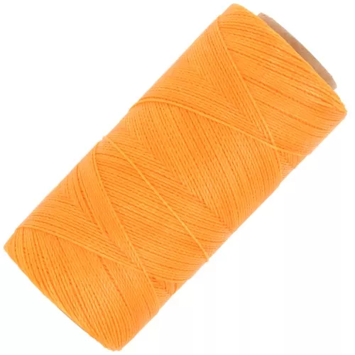 Bobina de hilo encerado Linhasita para micro macramé 0.5 mm - Safran (274) x335m