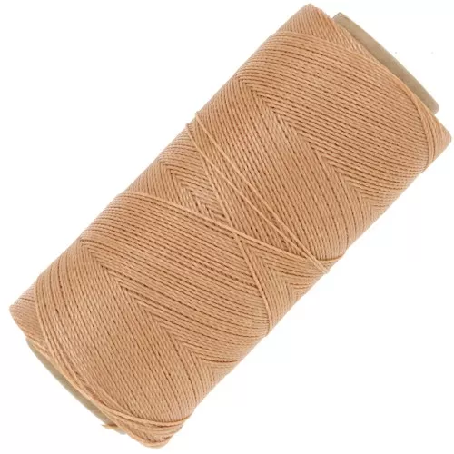 Bobina de hilo encerado Linhasita para micro macramé 0.5 mm - Miel (314) x335m