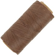 Bobina de hilo encerado Linhasita para micro macramé 0,5 mm - Marrón claro (790) x335m