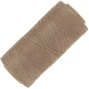 Bobina de hilo encerado Linhasita para micro macramé 0.5 mm - Cappuccino (65)x335m