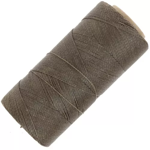 Bobina de hilo encerado Linhasita para micro macramé 0.5 mm - Brun Sépia 389 x335m