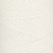 Bobina de hilo encerado Linhasita para micro macramé 0,5 mm - Luz Negra blanco metalizado