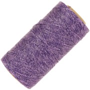 Bobina de hilo encerado Linhasita para micro macramé 0,5mm - Violeta metalizado (Purpura)|raw }}