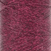 Bobina de hilo encerado Linhasita para micro macramé 0.5mm Rosa oscuro metalizado (Rosa)