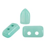 Cuentas de vidrio Piros® by Puca® 2x5 mm - Blue Green Opal x10g