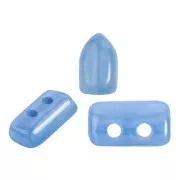 Cuentas de vidrio Piros® by Puca® 2x5 mm - Blue Opal x10g