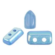 Cuentas de vidrio Piros® by Puca® 2x5 mm - Blue Opal AB x10g