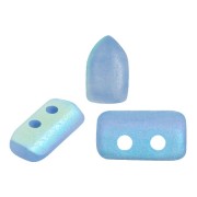 Cuentas de vidrio Piros® by Puca® 2x5 mm - Blue Opal AB Mat x10g
