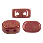 Cuentas de vidrio Lipsi® de Puca® 4x6 mm - Granadina Opal Bronce x10g