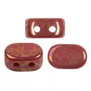 Cuentas de vidrio Lipsi® de Puca® 4x6 mm - Granadina Opal Bronce x10g