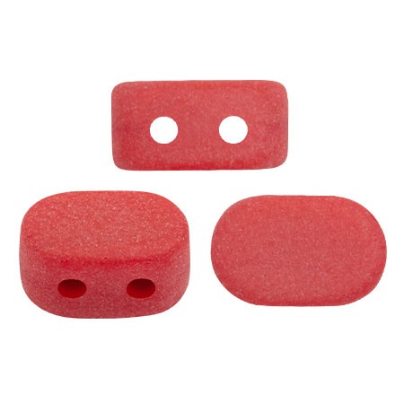 Cuentas de vidrio Lipsi® de Puca® 4x6 mm - Granadina Opal Mat x10g