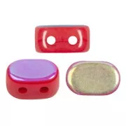 Cuentas de vidrio Lipsi® de Puca® 4x6 mm - Grenadine Opal AB x10g