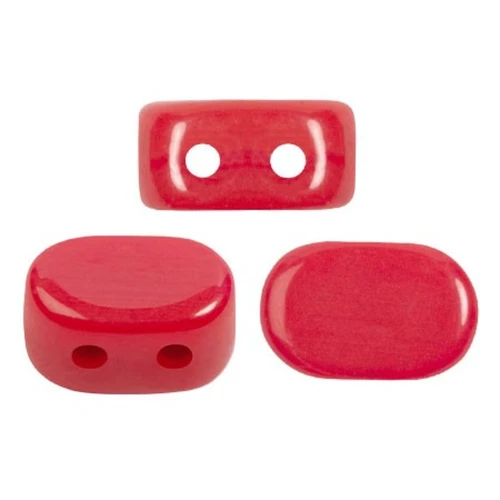 Cuentas de vidrio Lipsi® de Puca® 4x6 mm - Grenadine Opal x10g
