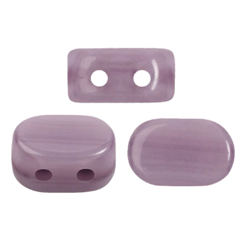 Cuentas de vidrio Lipsi® de Puca® 4x6 mm - Amatista Opal x10g
