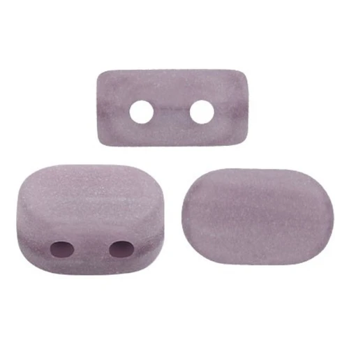 Cuentas de vidrio Lipsi® de Puca® 4x6 mm - Amatista Ópalo Mate x10g