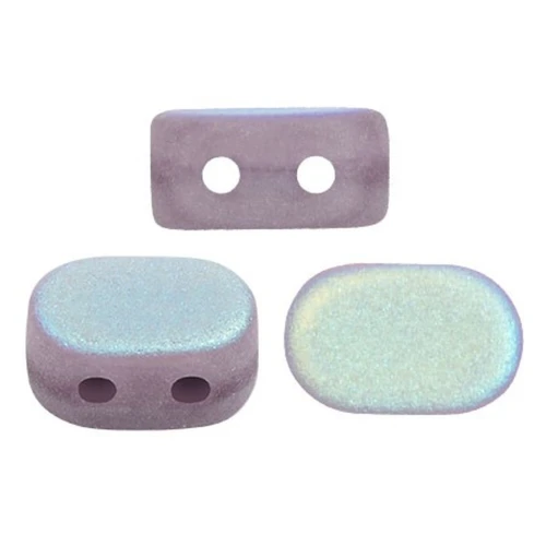 Cuentas de vidrio Lipsi® de Puca® 4x6 mm - Amatista Ópalo AB Mate x10g