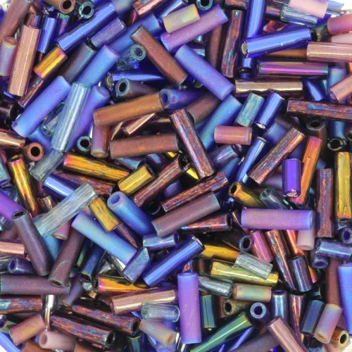 Mezcla de Bugles Miyuki 3 mm y 6 mm BGL-MIX01 - Arabian Night x10g