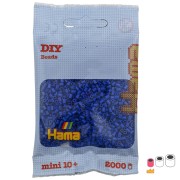 HAMA Beads Mini Azul Oscuro (n°08) x2000