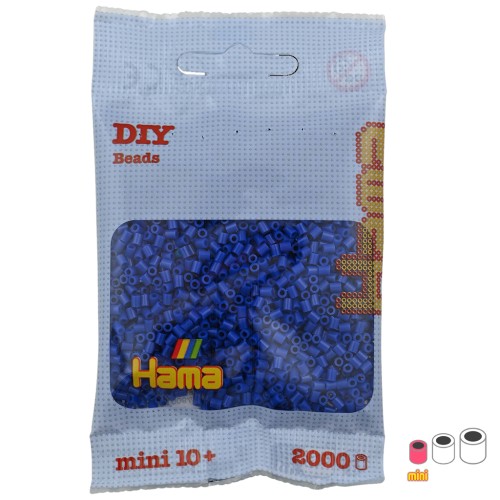 HAMA Beads Mini Azul Oscuro (n°08) x2000