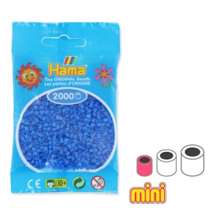 HAMA Beads Mini Bleu (n°09) x2000