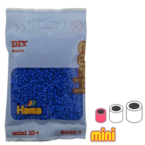 HAMA Beads Mini Bleu (n°09) x2000