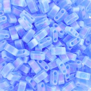 Miyuki Half Tila Beads 5x2.3x1.9mm HTL-0150FR - Zafiro Transparente AB Mat x10g|raw }}