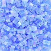 Miyuki Half Tila Beads 5x2.3x1.9mm HTL-0150FR - Zafiro Transparente AB Mat x10g