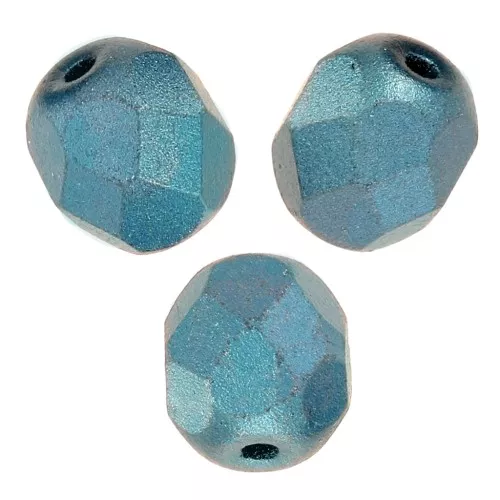 Facetas 6 mm - Pastel Petrol x25