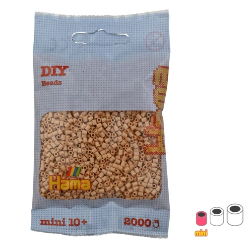 Hama MINI 2.5 mm cuentas de planchar - Beige (n°27) x2000