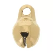 Colgante de campana de 5 mm - Acero inoxidable 316L dorado x1