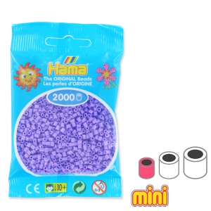 HAMA Beads Mini Violeta Pastel (n°45) x2000
