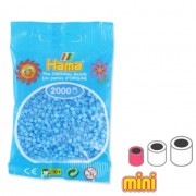 HAMA Beads Mini Azul Pastel (n°46) x2000|raw }}
