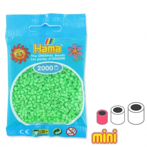 HAMA Beads Mini Verde Pastel (n°47) x2000
