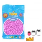 Rosa - Perles à repasser Hama MINI 2.5 mm Rose Pastel (n°48) x2000 Perles à repasser Hama MINI 2.5 mm Rose Pastel (n°48) x2000