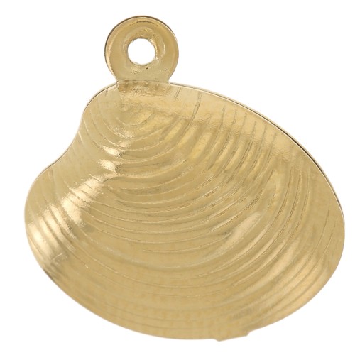 Molde de concha 14x13 mm - Acero inoxidable dorado 303L x1