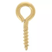 Ganchos atornillables con anilla 5x10 mm - Acero inoxidable 304L x10