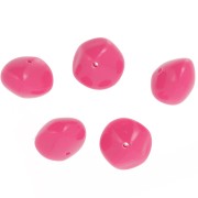 Cuentas de resina opaca 9x12 mm - Candy pink x8