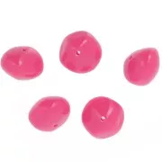 Cuentas de resina opaca 9x12 mm - Candy pink x8