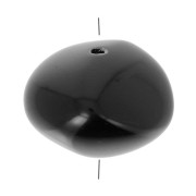 Cuentas de resina opaca 9x12 mm - Negro x8|raw }}