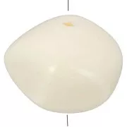 Cuentas - Cuentas de resina opaca 12x15 mm - Crudo x6 Cuentas de resina opaca 12x15 mm - Crudo x6