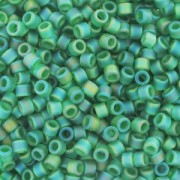 Miyuki Delica 11/0 DB0858 - Mat Transparent Green AB