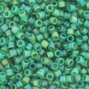 Miyuki Delica 11/0 DB0858 - Mat Transparent Green AB