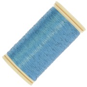 Au Chinois Hilo de bordar metálico nº 40 - Azul océano (222) x100m