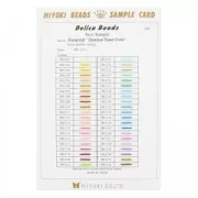 Carta de colores Miyuki Delica 11/0 - Duracoat Opaque Dyed colores 2014 (n°936)