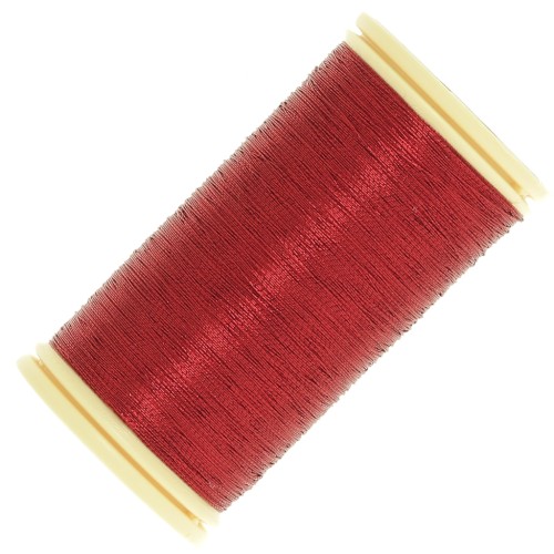 Au Chinois Hilo de bordar metálico n°40 - Rojo (210) x100m