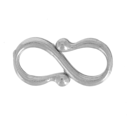 Cierre de gancho 9x5 mm - Acero inoxidable 304L x1