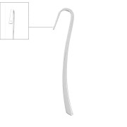 Marcapáginas 8,5 cm a decorar - Plateado x1|raw }}